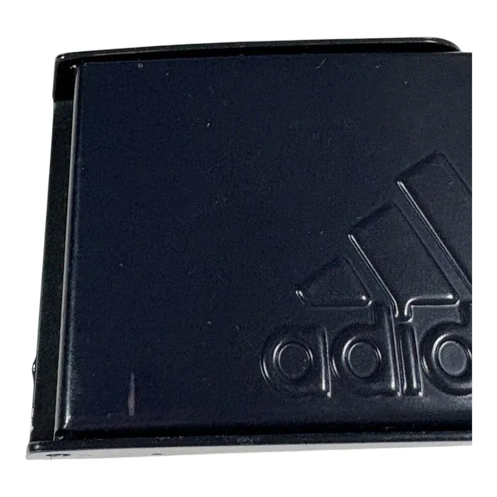 Adidas Mens Golf Webbing Belt Navy Blue Reversible Adjustable Metal Buckle 48”